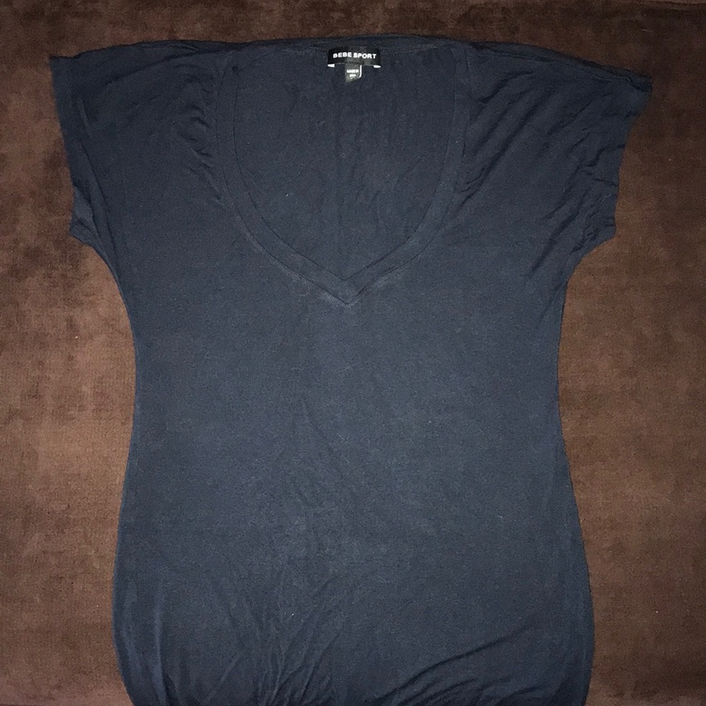 Black Bebe Sport V-neck dress XS